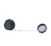 Design USB2.0/USB3.0 a Tipo C 3.1 Femmina Modulo SMT Presa con Fibbia a 3 Punti Presa Invertita Impermeabile IP67(Type F)
