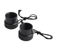 Design ventilato DIN serbatoio valvola coperchio ideale per applicazioni subacquee con vestibilità sicura (2 pezzi)