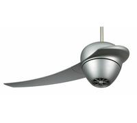 Design Ventilatore da soffitto Lampada Telecomando Fanimation Enigma 150 CM Grau [EEK: A++]