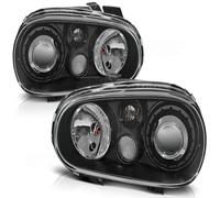 Design Vetro Chiaro Per Fari Combinati Tuning Tec Per VW Golf 4 97-03 Nero
