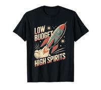 Design Vintage a Basso Budget High Spirits Rocket Maglietta