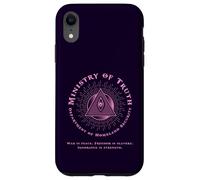 Design vintage anti propaganda del Ministero della verità per libertà di parola Custodia per iPhone XR