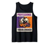 Design Vintage con Strega Professionale Troublemaker Canotta