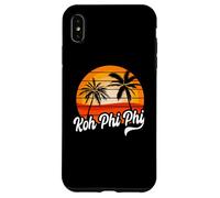 Design vintage da viaggio con palme e tramonto Koh Phi Phi Custodia per iPhone XS Max
