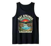 Design Vintage del Parco Nazionale delle sorgenti Calde dell'Arkansas Canotta