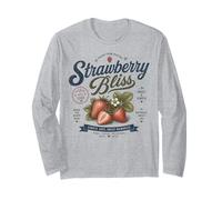 Design Vintage Fragole: Gioia dei Frutti Freschi Maglia a Manica