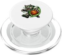 Design Vintage Lupo Basket Game Day Divertente per Fan PopSockets PopGrip per MagSafe