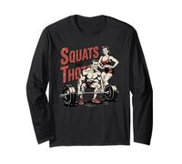 Design Vintage per Palestra, Bodybuilding, Sollevamento Pesi, retrò Maglia a Manica