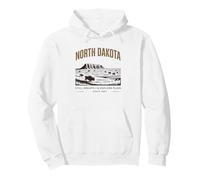 Design Vintage Still Breath e Pianure Infinite del Dakota Felpa con Cappuccio