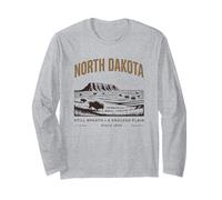 Design Vintage Still Breath e Pianure Infinite del Dakota Maglia a Manica