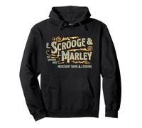 Design Vittoriano Scrooge & Marley EST 1803 Ebenezer Scrooge Felpa con Cappuccio