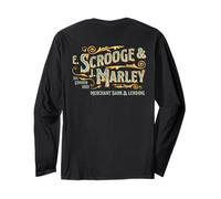 Design Vittoriano Scrooge & Marley EST 1803 Ebenezer Scrooge Maglia a Manica