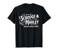 Design Vittoriano Scrooge & Marley EST 1803 Ebenezer Scrooge Maglietta