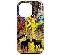 Design Wild at the Core Chaos Cuore e Cavallo Custodia per iPhone 13 Pro