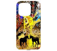 Design Wild at the Core Chaos Cuore e Cavallo Custodia per iPhone 15 Pro