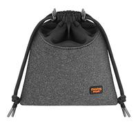 Design Wish Custodia per Cuffie Leggera e Portatile, Cuffia Neckband Piccolo Grigio da Viaggio