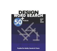 Design Word Search Puzzle Book: Word Search with Easy to Read Print Word Search about Design,Industrial Design, Concept design and More| 6x9 inches, ... + puzzles... Gift for Vacation and Free time