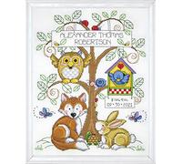 Design Works Counted Cross Stitch Kit 11"X14"-Baby's Forest (14 Count)