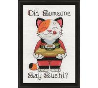 Design Works Crafts Dite Il Sushi, Cotone, Multicolore, 12.7 x 17.8 x 0.1 cm