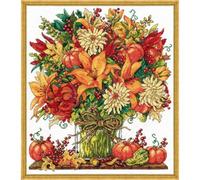 Design Works Crafts Fabulous Fall - Kit per punto croce contato, multicolore