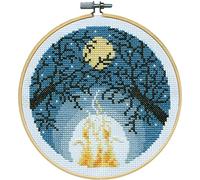 Design Works Crafts Kit punto croce contato falò con cerchio