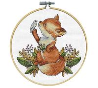 Design Works Crafts Kit punto croce contato, volpe
