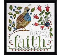 Design Works Kit Have Faith Punto Croce, Multi-Colore