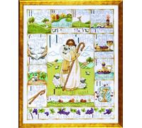 Design Works - Kit per Punto Croce 23° salmo, 16 x 20