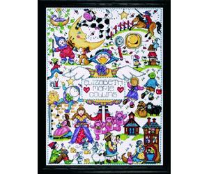 Design Works Nursery Rhymes Counted Cross Stitch Kit-11"X15" 14 Count