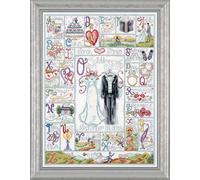 Design Works, Quadro per Punto Croce ABC del Matrimonio