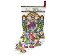 Design Works Stained Glass Stocking Counted Cross Stitch Kit-17 Long 14 Count
