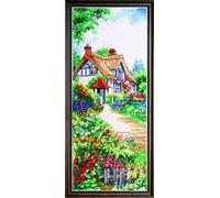 Design Works Thatched Cottage Counted Cross Stitch Kit-8"X20" 14 Count