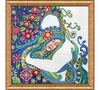Design Works The Embrace, 12 x 12 L'abbraccio, Cotone, Multicolore, 30.5 x 30.5 x 0.1 cm