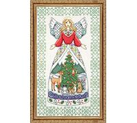 Design Works Winter Angel-Jim Shore Counted Cross Stitch Kit-9"X15" 14 Count