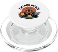 Design "You Are Magic and Planet Sun" PopSockets PopGrip per MagSafe