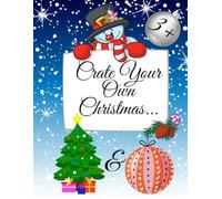 Design Your Own Christmas Tree and Ornaments: Creative christmas templates for kids | Christmas fun for kids ages 3+ | christmas templates coloring book