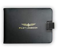 Design4Pilots Custodia protettiva per libri aerei Pilot Logbook JAR/FCL