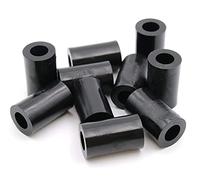 Design61 10 distanziatori per rondelle, lunghezza 25 mm x diametro 15/8,2 mm, M8, rotondi, polietilene HD