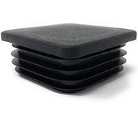 Design61, 10 tappi a lamelle quadrati, 50 x 50 mm, con lamelle per dimensioni interne 44 - 48,4 mm