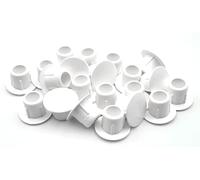 Design61 20 tappi di copertura per fori Ø 10 mm, per impronta in bianco