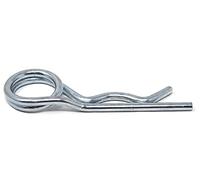 Design61 4 connettori a molla, 5 mm x 92 mm, a doppia molla, zincati galvanicamente