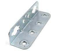 Design61 4 connettori per letto, angolo del letto, raccordo angolare, altezza regolabile 98 mm