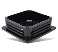 Design61 4 feltrini lamellari quadrati, 70 x 70 mm, con lamelle per dimensioni interne 62-66 mm