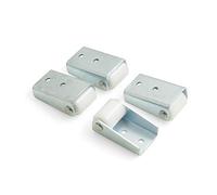 Design61 4 rotelle per mobili con battistrada duro, Ø 16 x larghezza 20 mm