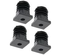 Design61 4 tappi filettati, 30 x 30 mm, 1,5-2 mm, con filettatura interna M8