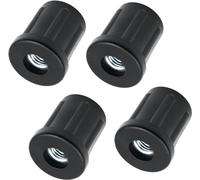 Design61 4 tappi filettati per tubi tondi, diametro 25 mm, 1,5 mm, con filettatura interna M8, 100791047169958