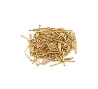 Design61 Chiodi a testa tonda 1,4 x 20 mm, ferro ottonato, circa 300 pezzi, 75 g