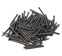 Design61 Perni in acciaio, per battiscopa, 1,5 x 20 mm, testa piatta, 100 pezzi