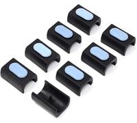 Design61 PTFE - Set di 8 feltrini per sedia cantilever per tubo rotondo Ø 24-25 mm