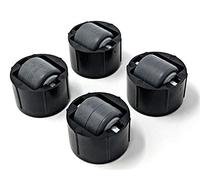 Design61 - Set di 4 rotelle per mobili, con battistrada morbido